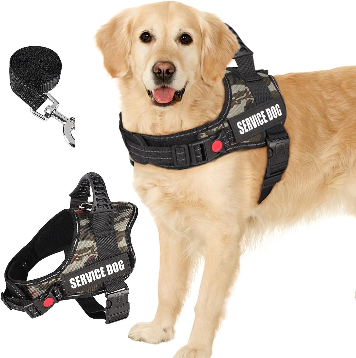 Dog Harness - No-Pull Adjustable Breathable Soft Nylon Vest for Small, Medium, and Large Dogs
