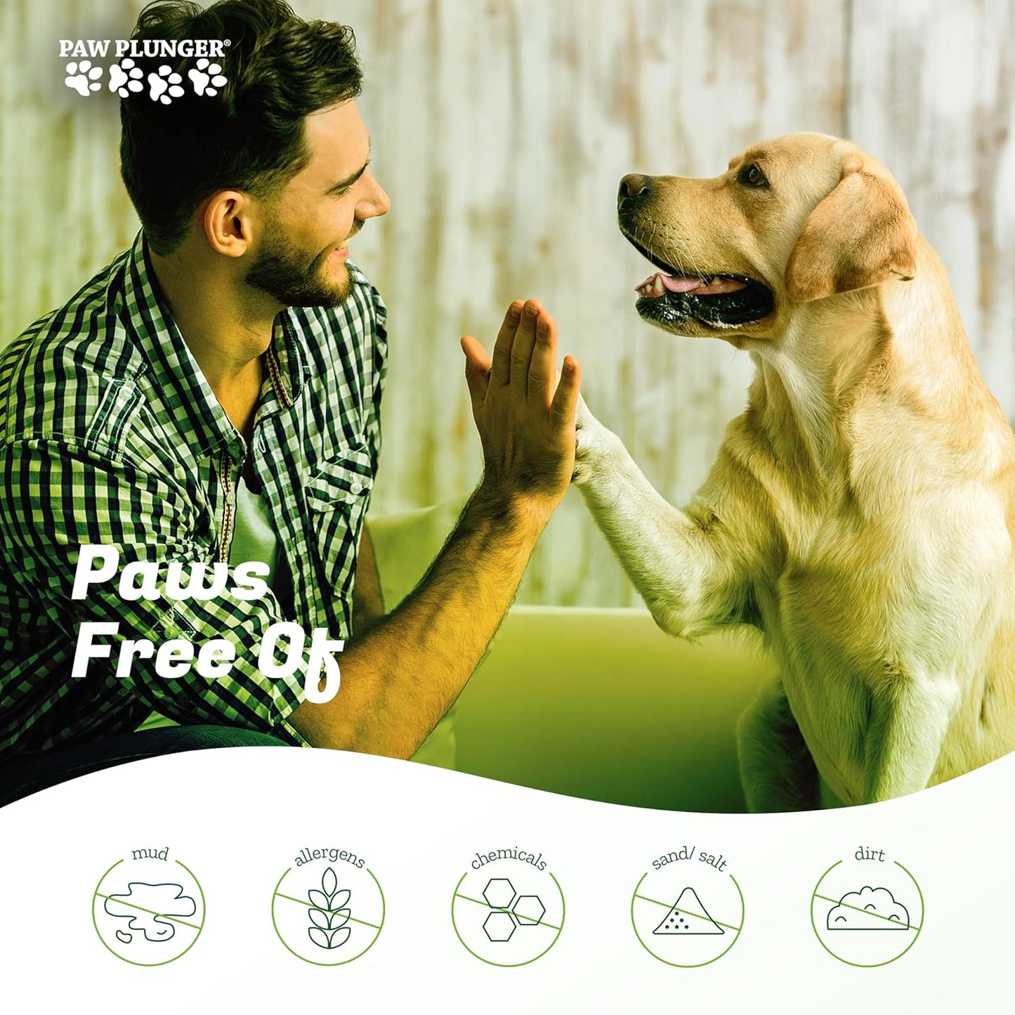 Dog Paw Cleaner - Portable Paw Washing Solution for Large Dogs - Essential Puppy Care - Black
