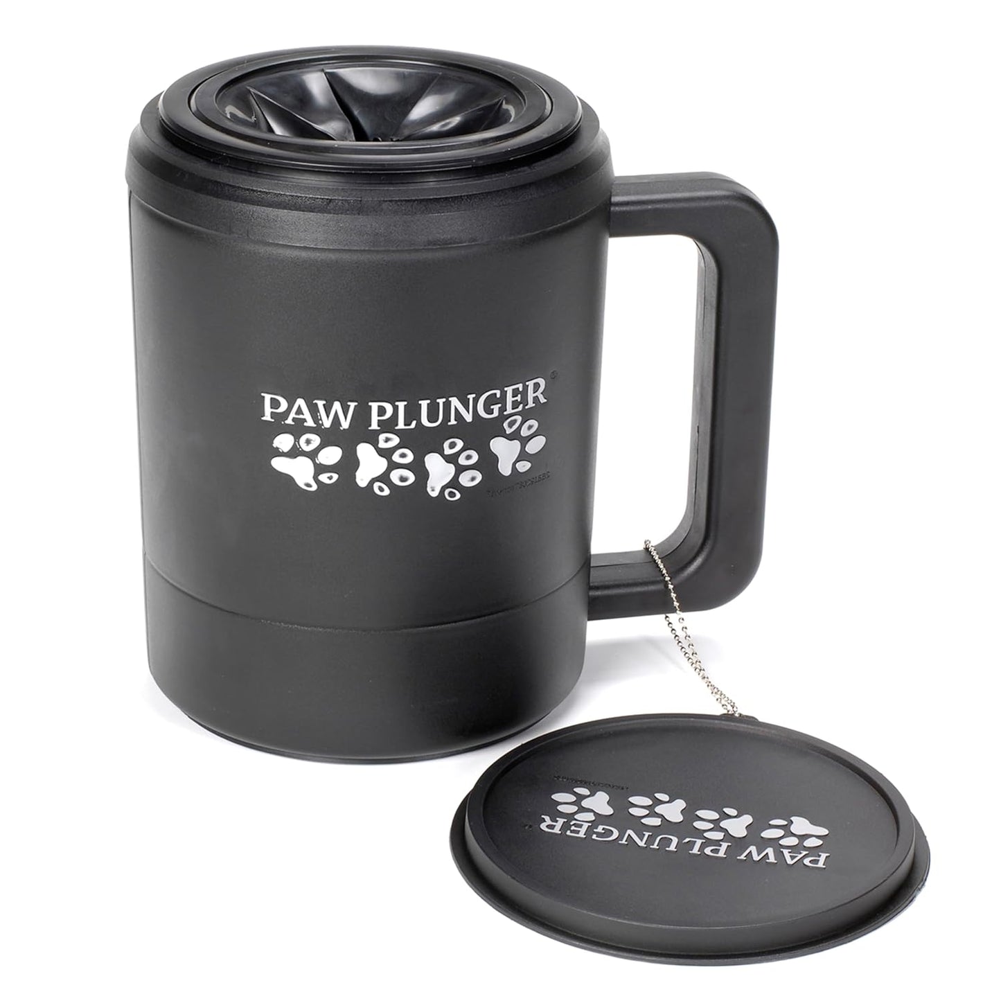 Dog Paw Cleaner - Portable Paw Washing Solution for Large Dogs - Essential Puppy Care - Black