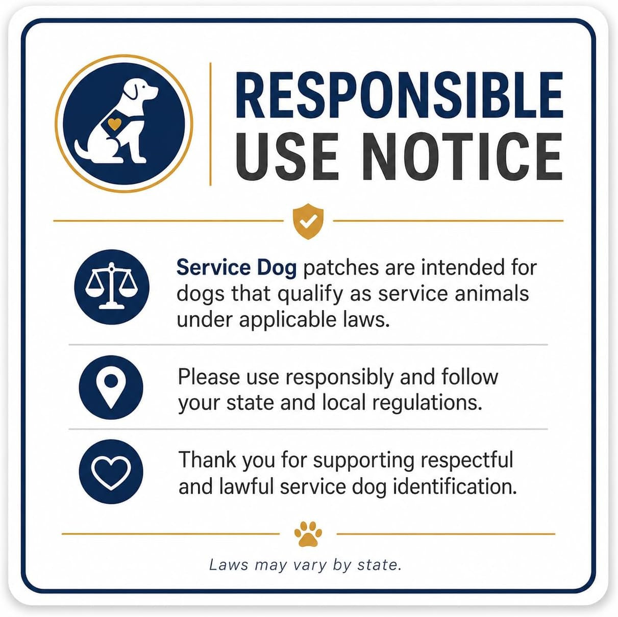 Reflective Service Dog in Training Patches with Hook and Loop Backing for Service Animal Vests /Harnesses Medium (5 X 1.5) Inch